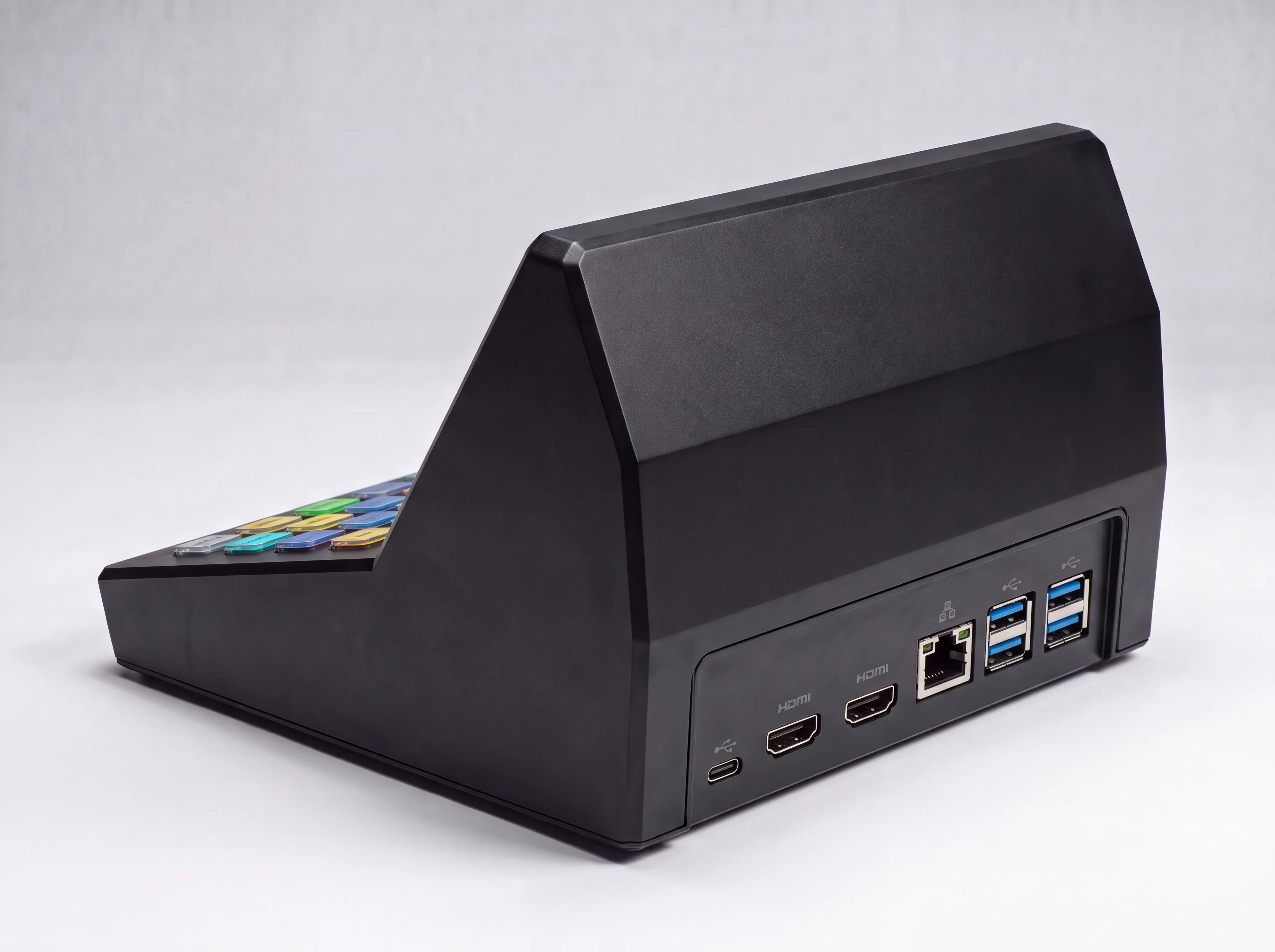 TimerProBOX — ports: dual HDMI, USB, network